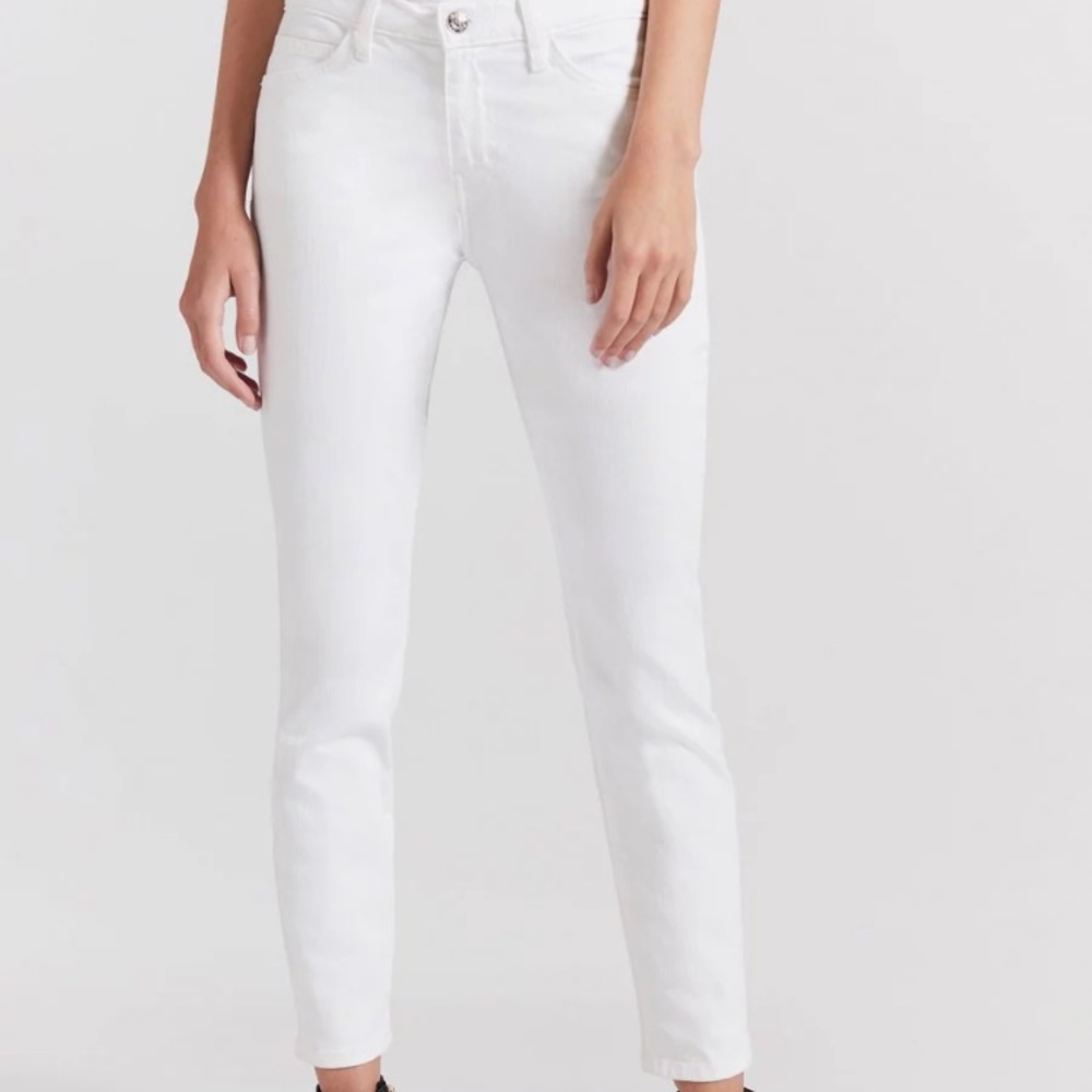 Aritzia White Skinny Jeans